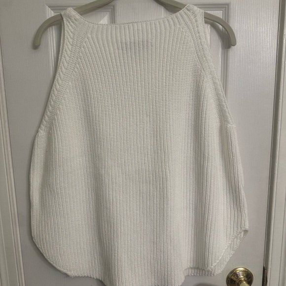 LOFT White Ribbed Tank Top - Picture 3 of 10